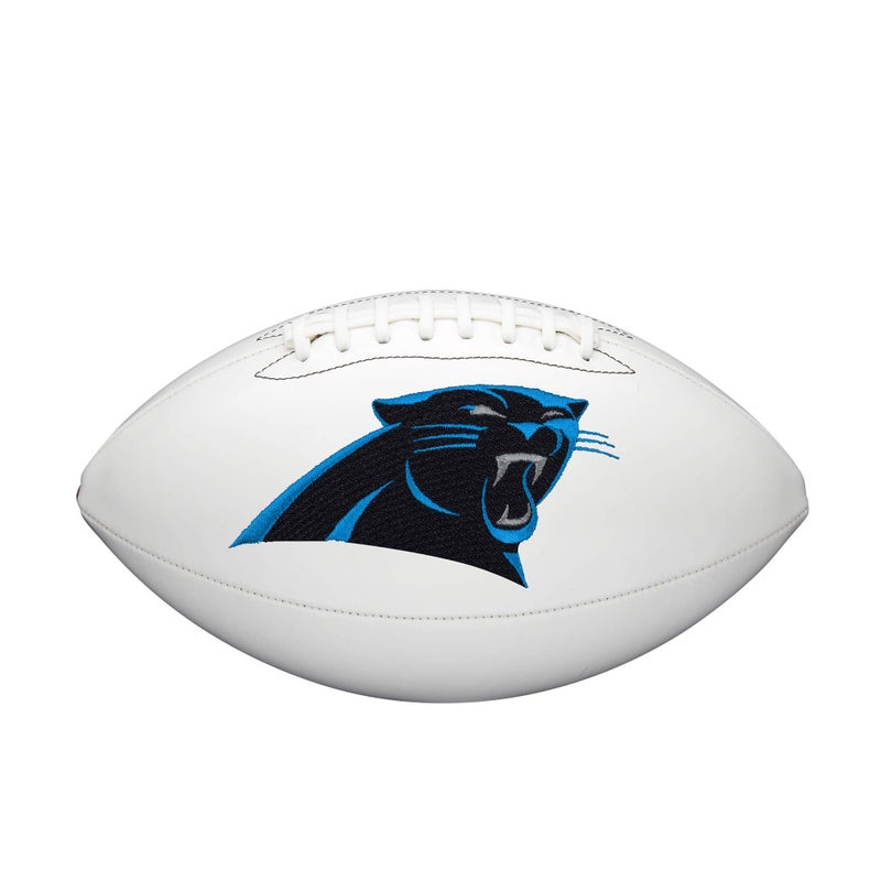 WILSON NFL Live Signature Autograph Football - Official Size, Carolina Panthers - Image 1